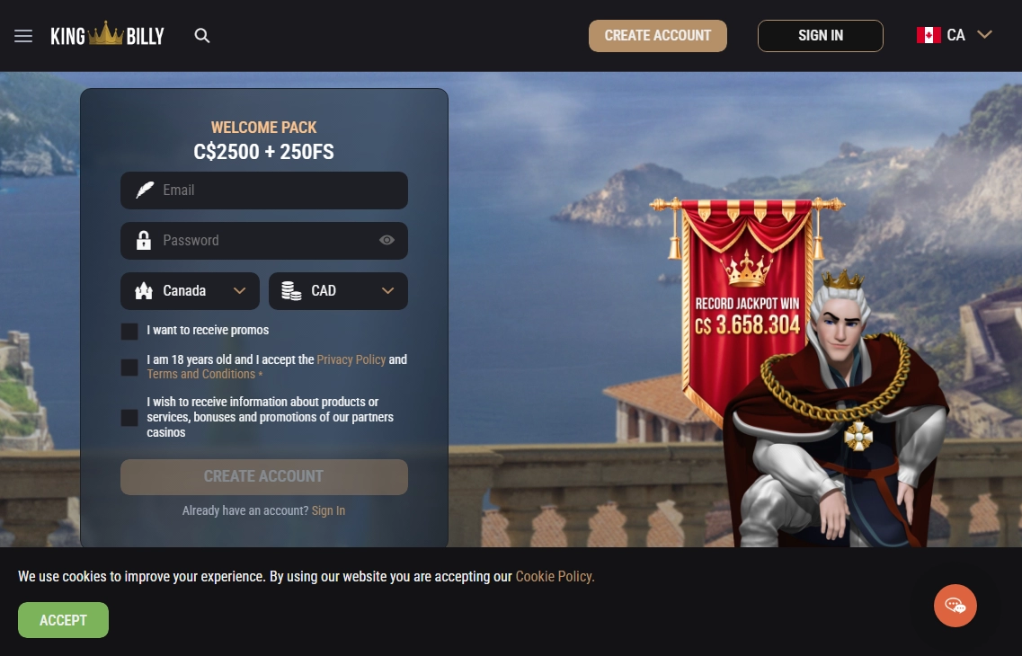 King Billy Casino